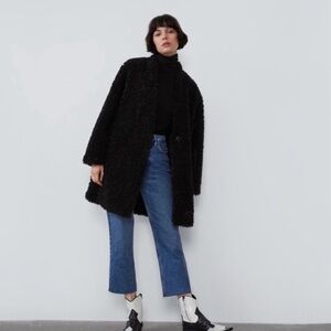 Zara Women's Black Coat